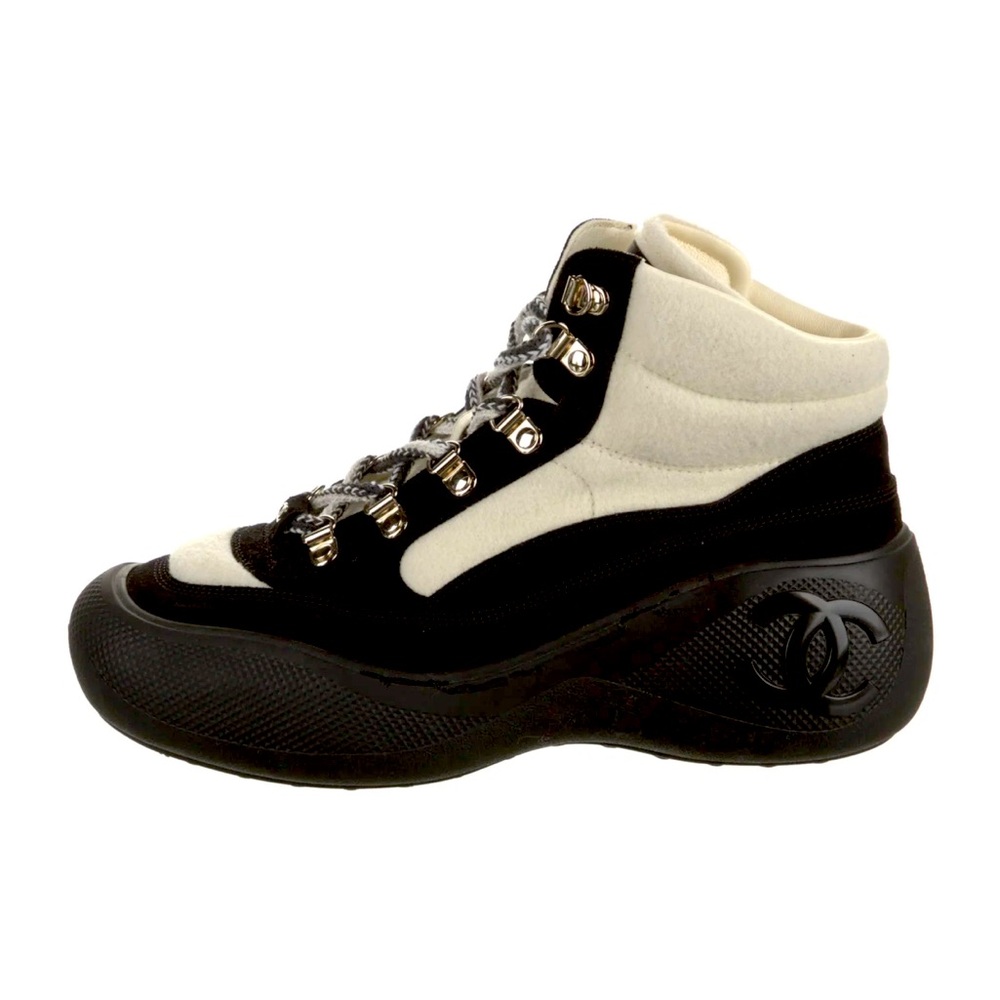 Chanel hiking boots size 38.